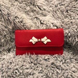 Max Studio red wallet